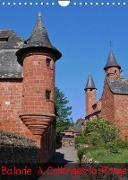 Balade à Collonges-la-Rouge (Calendrier mural 2022 DIN A4 vertical)