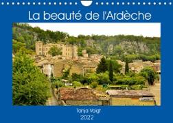 La beauté de l'Ardèche (Calendrier mural 2022 DIN A4 horizontal)