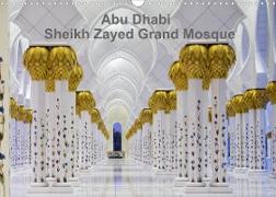 Abu Dhabi - Sheikh Zayed Grand Mosque (Wall Calendar 2022 DIN A3 Landscape)