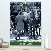 Le Monde des Courses ATTELAGE (Premium, hochwertiger DIN A2 Wandkalender 2022, Kunstdruck in Hochglanz)