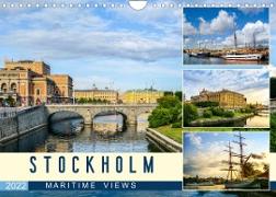 Stockholm - Maritime views (Wall Calendar 2022 DIN A4 Landscape)