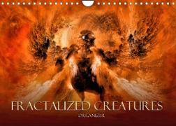 Fractalized creatures (Wall Calendar 2022 DIN A4 Landscape)