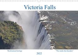 World natural heritage Victoria Falls - The smoke that thunders (Wall Calendar 2022 DIN A3 Landscape)