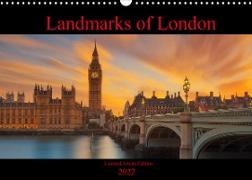 Landmarks of London (Wall Calendar 2022 DIN A3 Landscape)