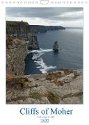 Cliffs of Moher - walk along the cliffs (Wall Calendar 2022 DIN A4 Portrait)
