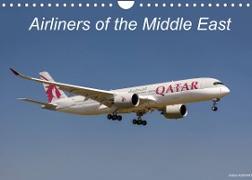 Airliners of the Middle East (Wall Calendar 2022 DIN A4 Landscape)