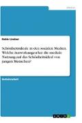 Schönheitsideale in den sozialen Medien. Welche Auswirkungen hat die mediale Nutzung auf das Schönheitsideal von jungen Menschen?