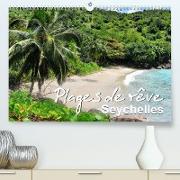 Plages de rêve Seychelles (Premium, hochwertiger DIN A2 Wandkalender 2022, Kunstdruck in Hochglanz)