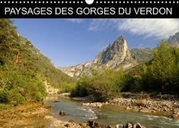 Paysages des Gorges du Verdon (Calendrier mural 2022 DIN A3 horizontal)