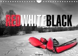 Red White Black (Wall Calendar 2022 DIN A4 Landscape)