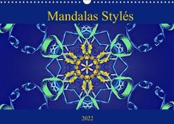 Mandalas Stylés (Calendrier mural 2022 DIN A3 horizontal)