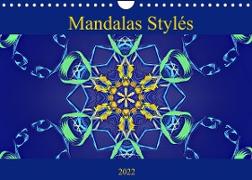 Mandalas Stylés (Calendrier mural 2022 DIN A4 horizontal)