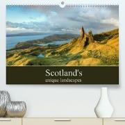 Scotland's unique landscapes (Premium, hochwertiger DIN A2 Wandkalender 2022, Kunstdruck in Hochglanz)