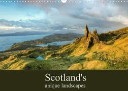 Scotland's unique landscapes (Wall Calendar 2022 DIN A3 Landscape)