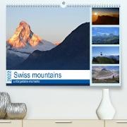 Swiss mountains unforgettable moments (Premium, hochwertiger DIN A2 Wandkalender 2022, Kunstdruck in Hochglanz)