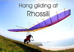 Hang gliding at Rhossili (Wall Calendar 2022 DIN A3 Landscape)