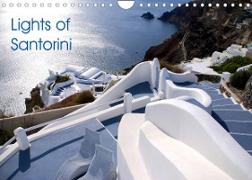 Lights of Santorini (Wall Calendar 2022 DIN A4 Landscape)