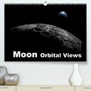 Moon Orbital Views (Premium, hochwertiger DIN A2 Wandkalender 2022, Kunstdruck in Hochglanz)
