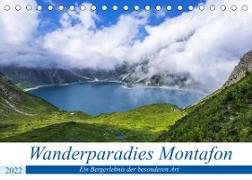 Wanderparadies Montafon (Tischkalender 2022 DIN A5 quer)