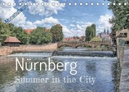 Nürnberg - Summer in the City (Tischkalender 2022 DIN A5 quer)