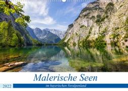 Malerische Seen im bayerischen Voralpenland (Wandkalender 2022 DIN A2 quer)