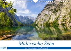 Malerische Seen im bayerischen Voralpenland (Wandkalender 2022 DIN A4 quer)