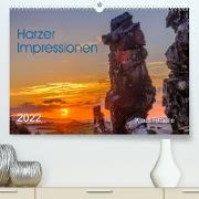Harzer Impressionen (Premium, hochwertiger DIN A2 Wandkalender 2022, Kunstdruck in Hochglanz)