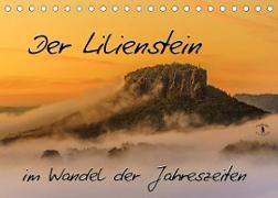 Der Lilienstein im Wandel der Jahreszeiten (Tischkalender 2022 DIN A5 quer)