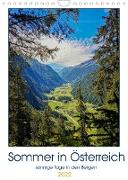 Sommer in Österreich (Wandkalender 2022 DIN A4 hoch)