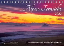 Alpen-Fernsichten von der Südwestalb und Oberen Donau (Tischkalender 2022 DIN A5 quer)