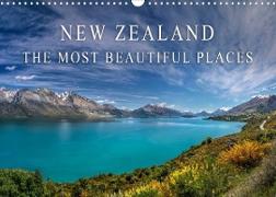 New Zealand - The most beautiful places (Wall Calendar 2022 DIN A3 Landscape)