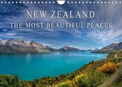 New Zealand - The most beautiful places (Wall Calendar 2022 DIN A4 Landscape)