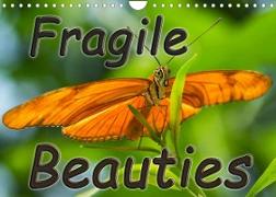 Fragile Beauties - Exotic butterflies (Wall Calendar 2022 DIN A4 Landscape)