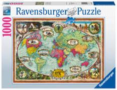 Ravensburger Puzzle - Mit dem Fahrrad um die Welt - 1000 Teile