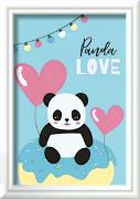 Ravensburger Malen nach Zahlen 20058 - Panda Love – Kinder ab 7 Jahren