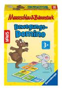 Ravensburger Minis Spiel - 24564 - Mauseschlau&Bärenstark Bewegungsdomino, Lege- und Bewegespiel für Kinder ab 3 Jahren
