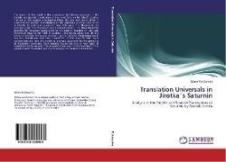 Translation Universals in Jirotka´s Saturnin