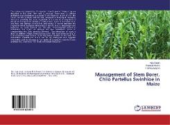 Management of Stem Borer, Chilo Partellus Swinhioe in Maize