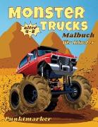 Monster Trucks Färbung Buch Punktmarker Geschicklichkeit mit der Schere