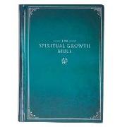 The Spiritual Growth Bible, Study Bible, NLT - New Living Translation Holy Bible, Hardcover, Teal