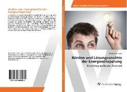 Hürden und Lösungsansätze der Energieeinsparung