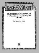 Eighteenth Variation: From Rhapsodie on a Theme of Paganini, Sheet