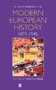 A Companion to Modern European History