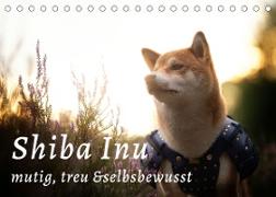 Shiba Inu - mutig, treu, selbstbewusst (Tischkalender 2022 DIN A5 quer)