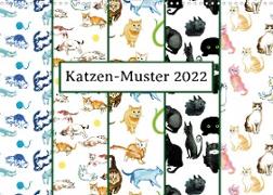 Katzen-Muster 2022 (Wandkalender 2022 DIN A3 quer)