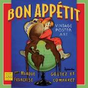 Bon Appétit -- Vintage Poster Art 2022 Wall Calendar 16-Month