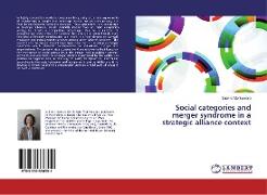 Social categories and merger syndrome in a strategic alliance context
