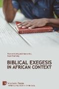 Biblical Exegesis in African Context