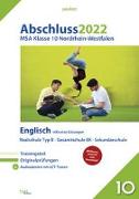 Abschluss 2022 - Mittlerer Schulabschluss Nordrhein-Westfalen Englisch Realschule