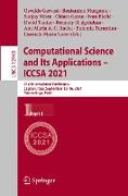 Computational Science and Its Applications ¿ ICCSA 2021